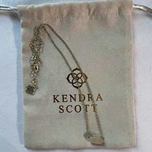 Kendra Scott Necklace - Pre-loved / Fair Condition! Gold Metal / Drusy